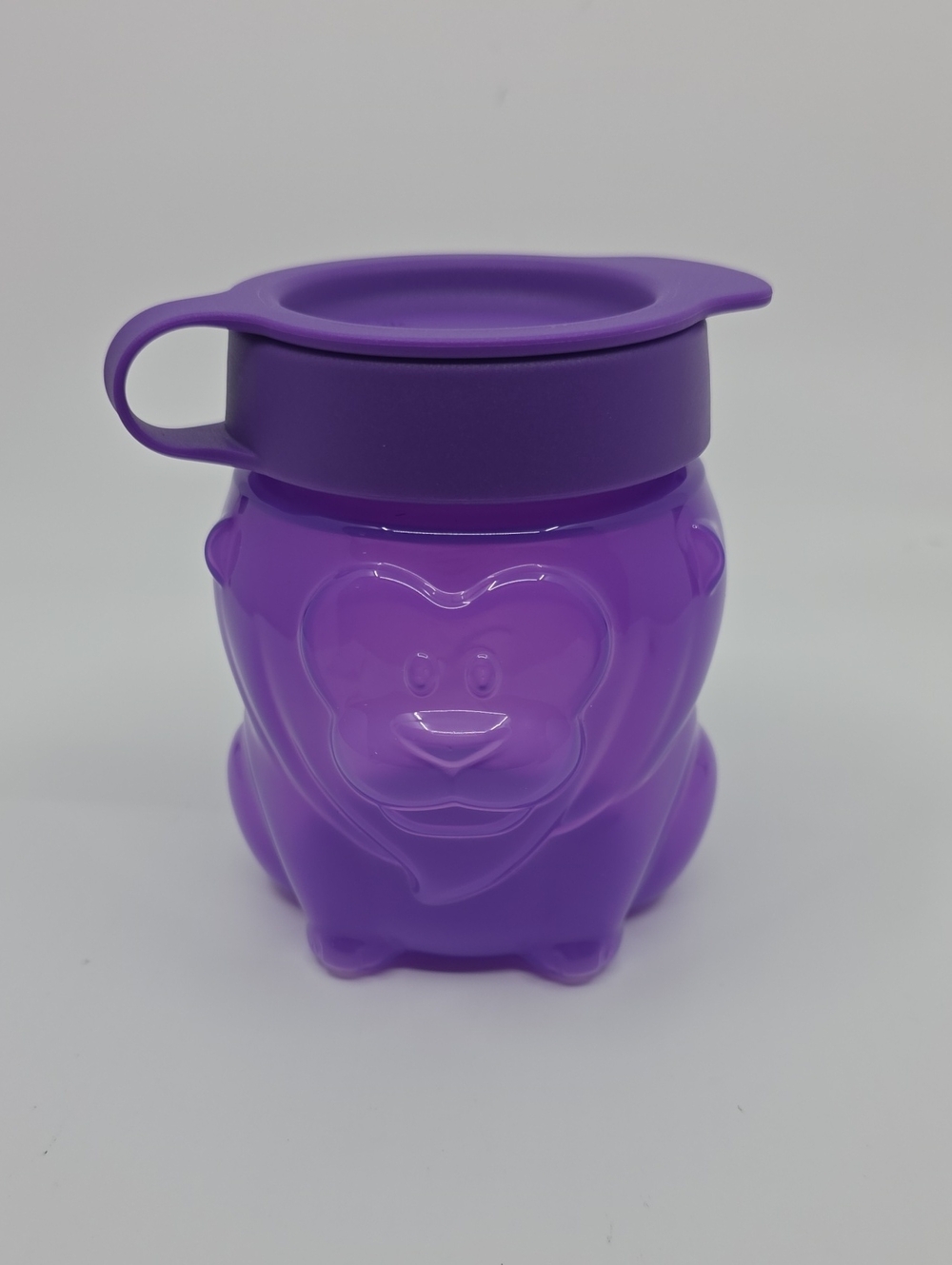 Tupperware Exclusif Purple Louie the Lion Snack Cup New